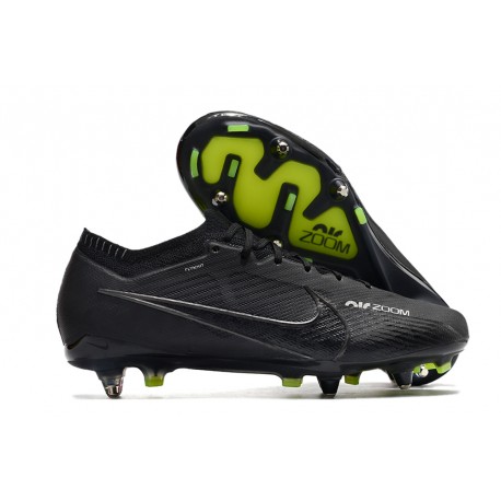 Nike Zoom Mercurial Vapor 15 Elite SG-Pro Ac Negro DK Gris Humo Cumbre Blanco Voltio