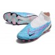 Bota de fútbol Nike Phantom GX Elite DF FG Azul Báltico Rosa Blast Blanco Láser Azul