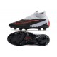 Bota de fútbol Nike Phantom GX Elite DF FG Negro Gris Rojo