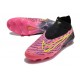 Bota de fútbol Nike Phantom GX Elite DF FG Rosa Negro Amarillo