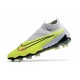 Bota de fútbol Nike Phantom GX Elite DF FG Casi Voltio Gridiron Casi Uva