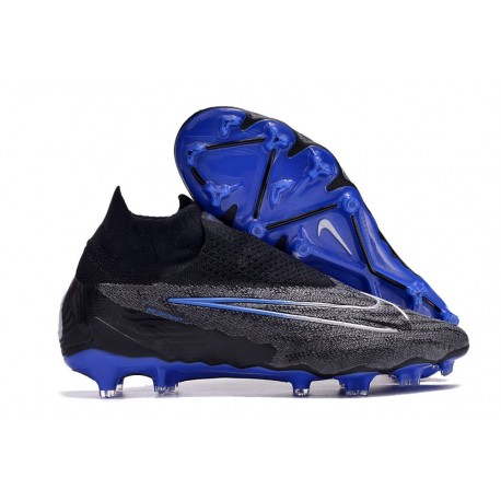Nike Bota Phantom GX Elite DF FG Negro Cromo Hyper Royal