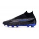 Nike Bota Phantom GX Elite DF FG Negro Cromo Hyper Royal
