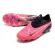 Botines Nike Phantom GX Elite FG Rosa Negro
