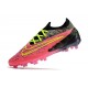 Botines Nike Phantom GX Elite FG Rosa Negro Amarillo