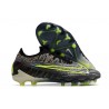 Botines Nike Phantom GX Elite FG Negro Voltio Blanco Azul Glow