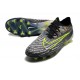 Botines Nike Phantom GX Elite FG Negro Voltio Blanco Azul Glow