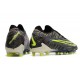 Botines Nike Phantom GX Elite FG Negro Voltio Blanco Azul Glow