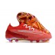 Botines Nike Phantom GX Elite FG Rojo Blanco