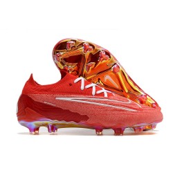 Botines Nike Phantom GX Elite FG Rojo Blanco