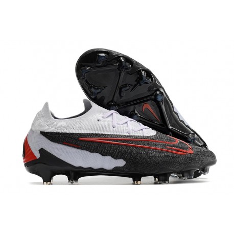 Botines Nike Phantom GX Elite FG Negro Gris Rojo