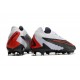 Botines Nike Phantom GX Elite FG Negro Gris Rojo