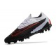 Botines Nike Phantom GX Elite FG Negro Gris Rojo