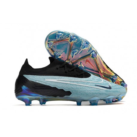 Botines Nike Phantom GX Elite FG Azul Negro