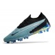 Botines Nike Phantom GX Elite FG Azul Negro