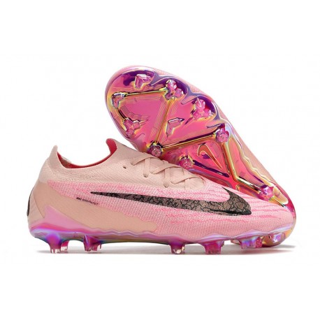 Botines Nike Phantom GX Elite FG Rosa Negro