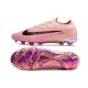 Botines Nike Phantom GX Elite FG Rosa Negro