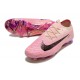 Botines Nike Phantom GX Elite FG Rosa Negro
