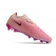 Botines Nike Phantom GX Elite FG Rosa Negro