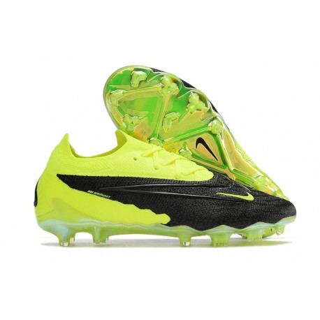 Botines Nike Phantom GX Elite FG Negro Verde