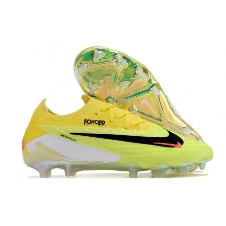 Nike Phantom GX Elite FG Bota de Futbol Amarillo Verde Negro