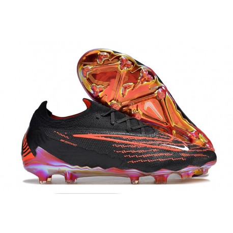Nike Phantom GX Elite FG Bota de Futbol Negro Carmesí Blanco