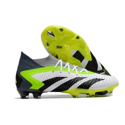 Bota adidas Predator Accuracy .1 FG Blanco Negro Limón Lúcido