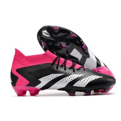Bota adidas Predator Accuracy .1 FG Negro Blanco Equipo Rosa