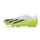 Bota adidas X Crazyfast.1 L FG Blanco Negro Limón Lúcido