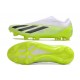 Bota adidas X Crazyfast.1 L FG Blanco Negro Limón Lúcido