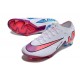 Botas Nike Zoom Mercurial Vapor XV Elite FG White Pink Blue