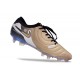 Nike Tiempo Legend 10 Elite FG Bota Future Heritage Seda Dorada Metálica Moneda Negro