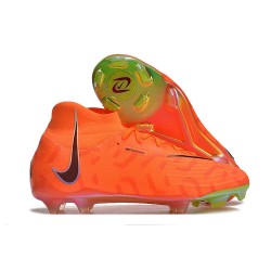 Bota Nike Phantom Luna Elite Nu FG Guava Hielo Negro Total Naranja