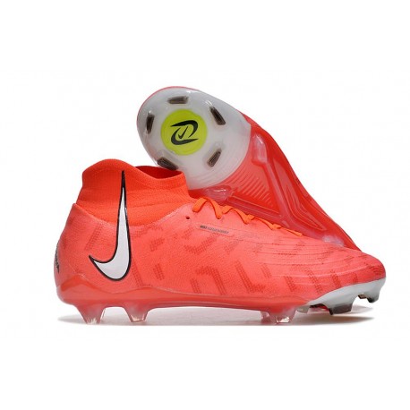 Bota Nike Phantom Luna Elite Nu FG Carmesí Vivo Blanco