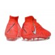 Bota Nike Phantom Luna Elite Nu FG Carmesí Vivo Blanco