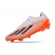 Botas de fútbol adidas X Crazyfast Messi.1 FG Blanco Naranja Negro