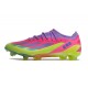 Botas de fútbol adidas X Crazyfast Messi.1 FG Korean Nights Son - Limón Lúcido Azul Rosa