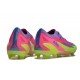 Botas de fútbol adidas X Crazyfast Messi.1 FG Korean Nights Son - Limón Lúcido Azul Rosa