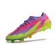 Botas de fútbol adidas X Crazyfast Messi.1 FG Korean Nights Son - Limón Lúcido Azul Rosa