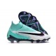Nike Bota Phantom GX Elite DF FG Hyper Turq Negro Sueño Fuxia Blanco