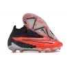 Nike Bota Phantom GX Elite DF FG Carmesí Vivo Negro Blanco