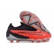 Nike Phantom GX Elite FG Bota de Futbol Carmesí Vivo Negro Blanco