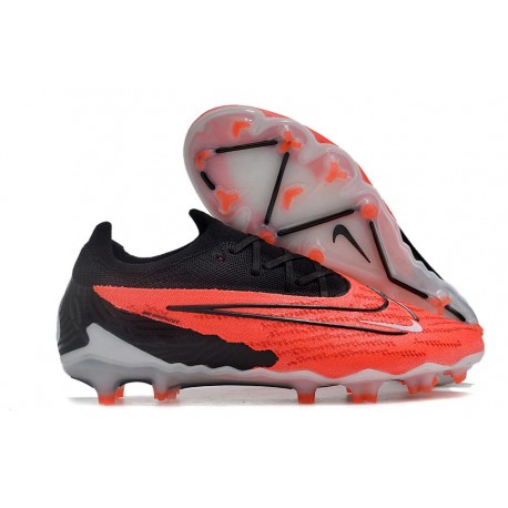 Nike Phantom GX Elite FG Bota de Futbol Carmesí Vivo Negro Blanco