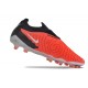 Nike Phantom GX Elite FG Bota de Futbol Carmesí Vivo Negro Blanco