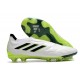 Botines adidas Copa Pure+ FG Blanco Negro Limón Lúcido