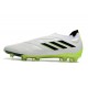 Botines adidas Copa Pure+ FG Blanco Negro Limón Lúcido