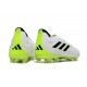 Botines adidas Copa Pure+ FG Blanco Negro Limón Lúcido