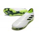 Botines adidas Copa Pure+ FG Blanco Negro Limón Lúcido