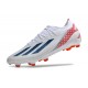 Botas de fútbol adidas X Crazyfast Messi.1 FG Blanco Azul Rojo