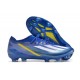 Botas de fútbol adidas X Crazyfast Messi.1 FG Azul Blanco Amarillo